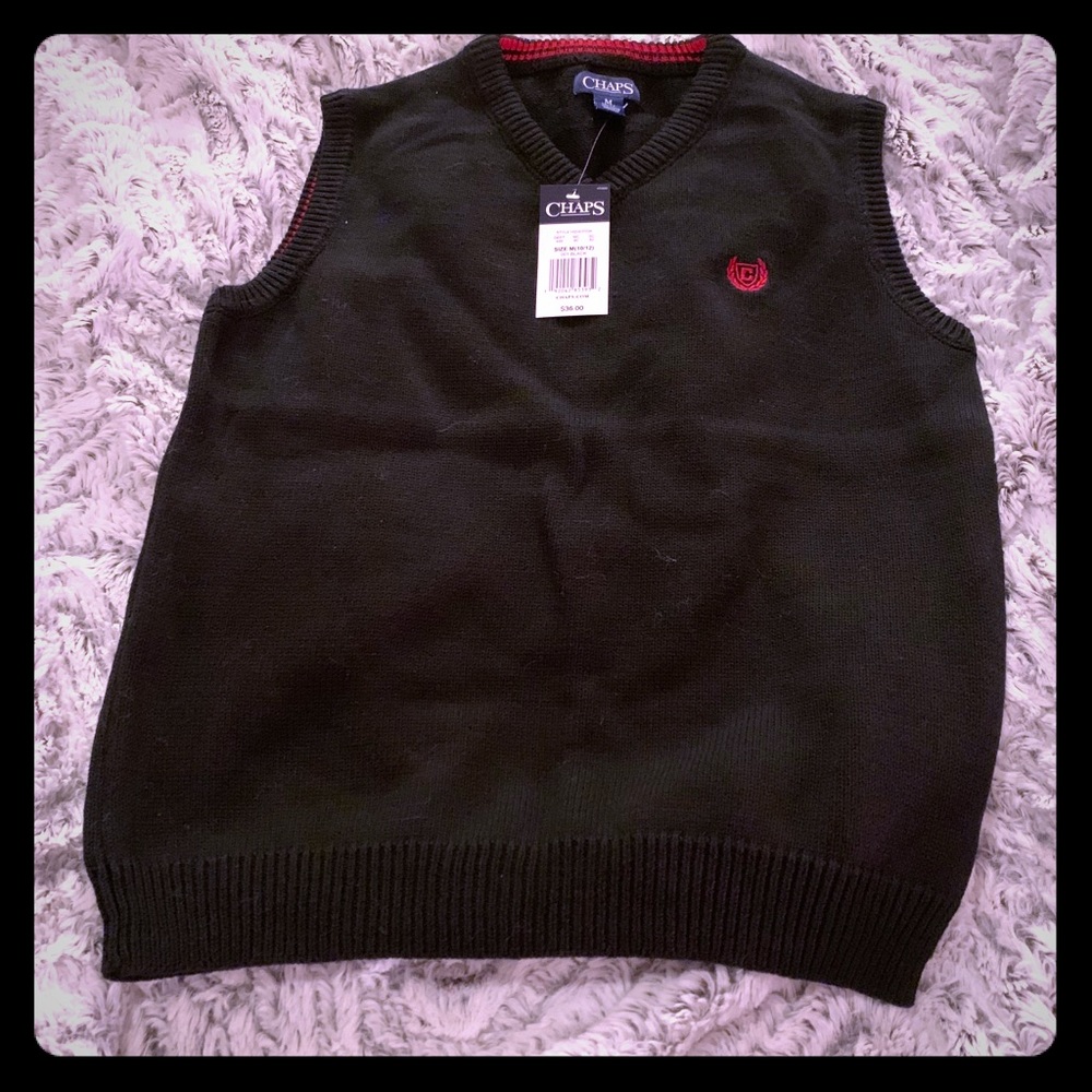 Boys sweater vest 10/12